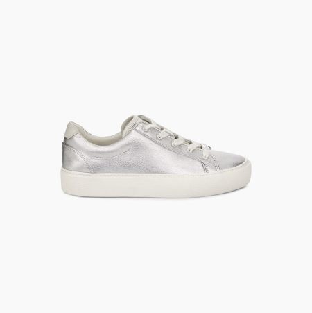 UGG Zilo Metallic Silver Sneakers for Women (CIOL03184)